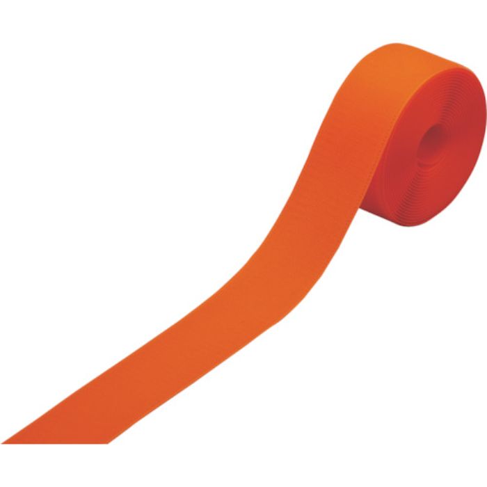 緑十字 フックラインテープ(面ファスナータイプ) FL-505YR 50mm幅×5M オレンジ(Tcode:3538773)