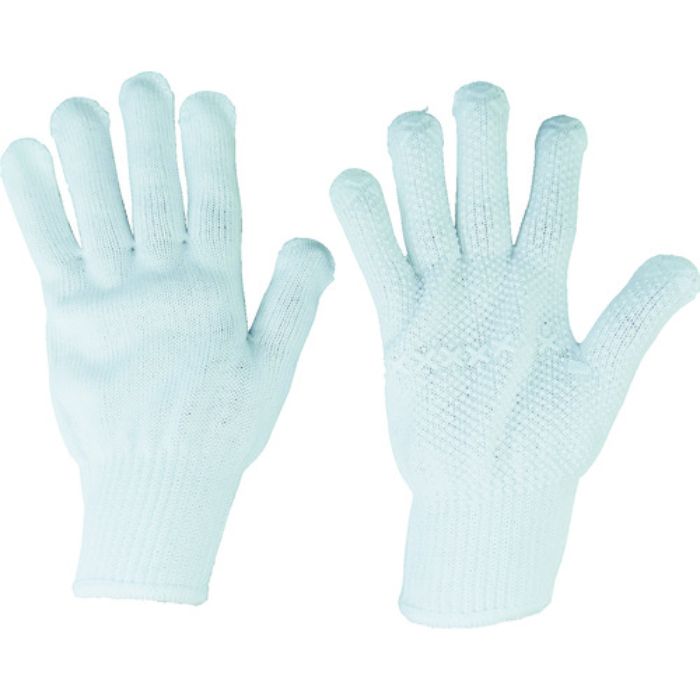 丸和ケミカル すべり止め手袋 シリコンドライブ婦人用白粒 Mサイズ(Tcode:4954980)