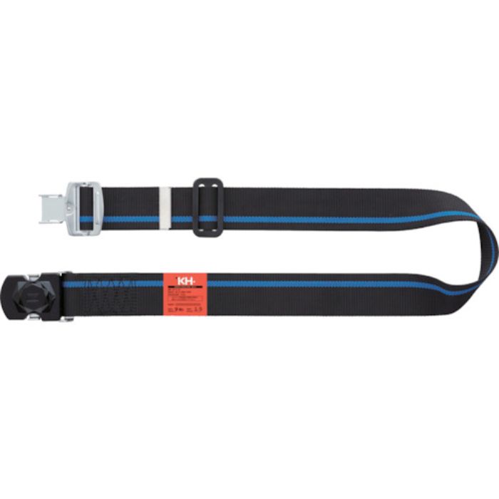 KH ワンタッチバックル胴ベルト 1400mm 黒-青/黒(Tcode:8199267)