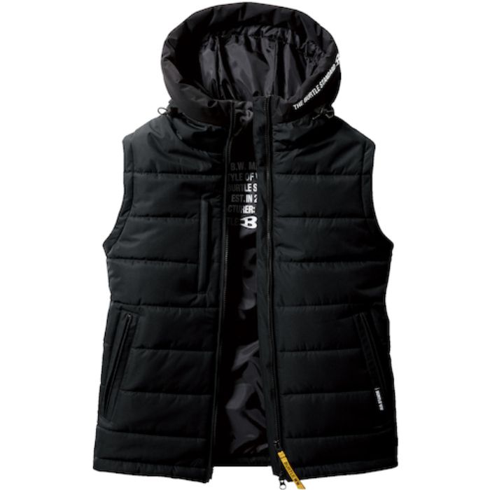 バートル 防寒フーディベスト 5034-35-L ブラック(Tcode:4251554)