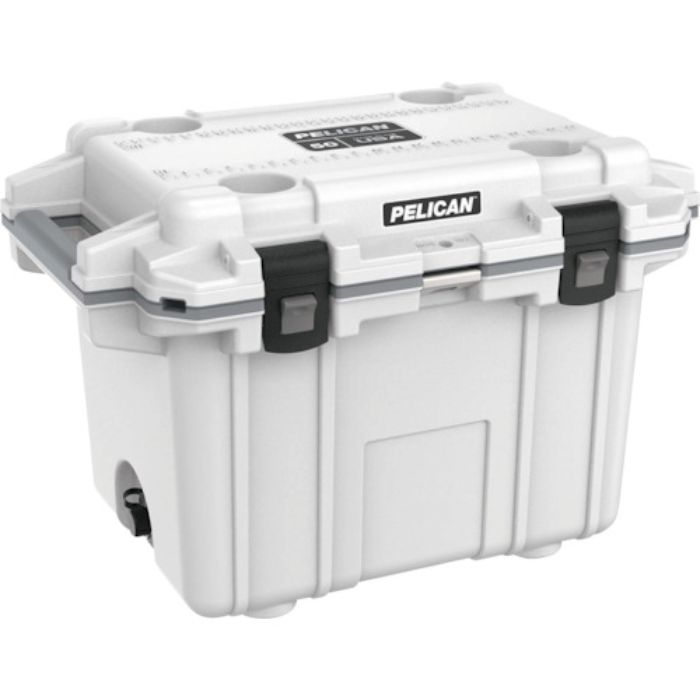 PELICAN 50QT エリートクーラー ホワイトXグレー(Tcode:3378268)