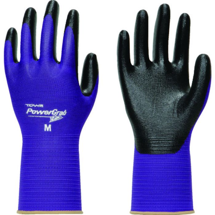 トワロン ニトリル背抜き手袋 パワーグラブZERO パープル M(Tcode:4040686)