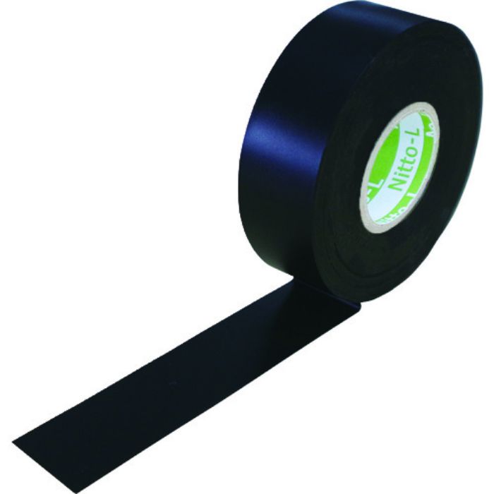 日東エルマテ 日東エルマテリアル 塩化ビニル系防食テープ NO.51LS 0.4mm×25mm×10M ブラック(10巻入り)(Tcode:2066872)