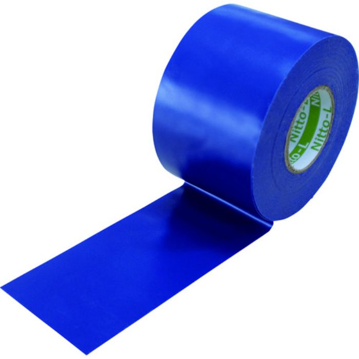 日東エルマテ 日東エルマテリアル 塩化ビニル系防食テープ NO.51LS 0.4mm×50mm×10M ブルー(5巻入り)(Tcode:2066881)