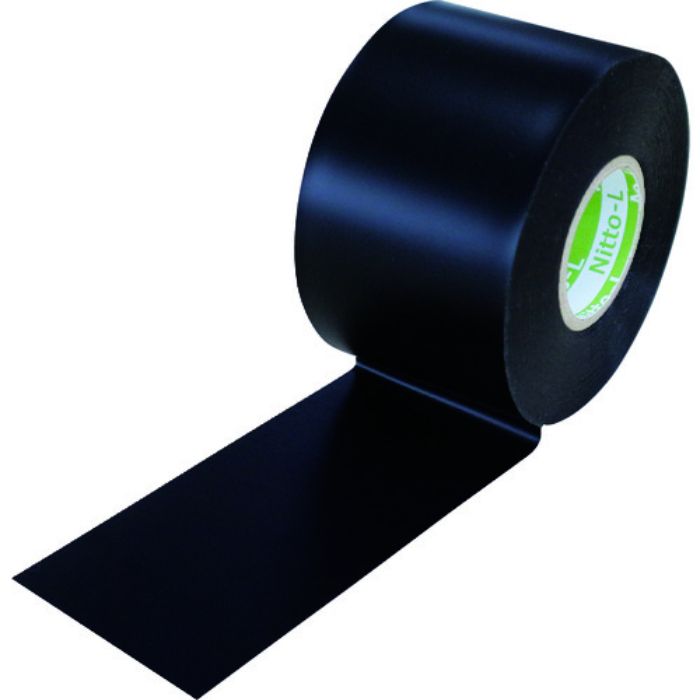 日東エルマテ 日東エルマテリアル 塩化ビニル系防食テープ NO.51LS 0.4mm×50mm×10M ブラック(5巻入り)(Tcode:2066873)