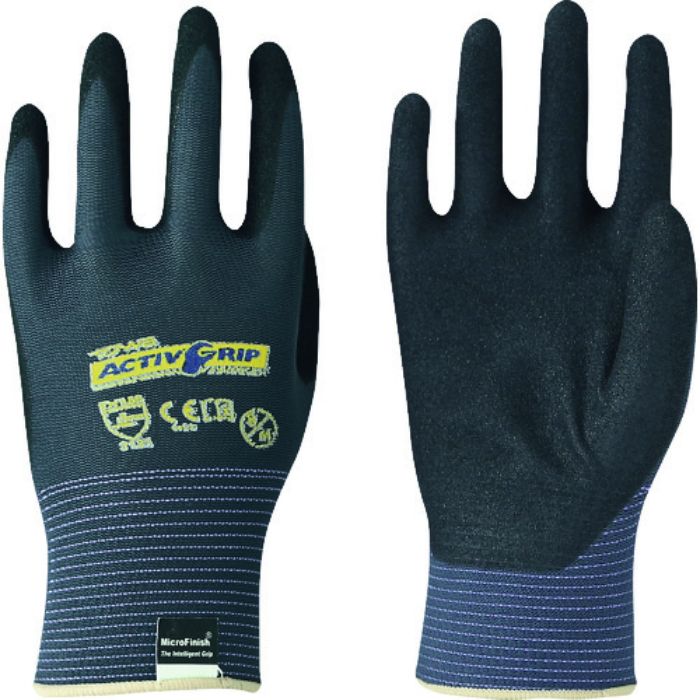 トワロン ニトリル背抜き手袋 ActiveGrip Advance3双組 8/M (3双入)(Tcode:1024603)