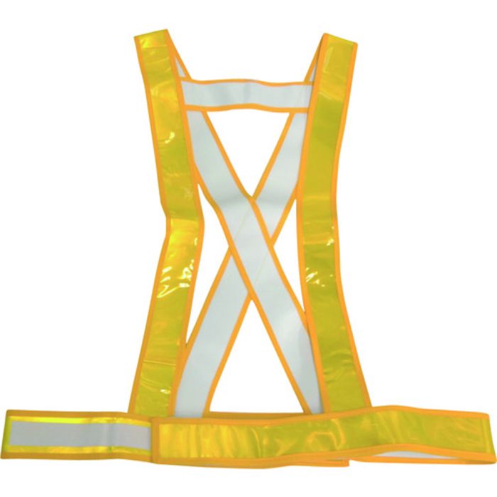 ミズケイ タスキ型安全ベストキングサイズ ゴールド(Tcode:1157194)