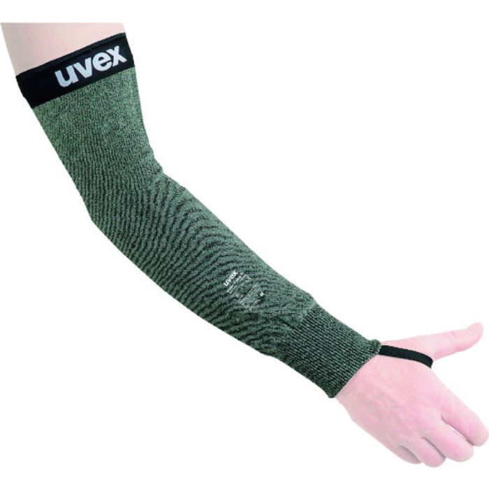 UVEX 耐切創腕カバー ユニドュア スリーブ C TL (親指ループ付き) M(1枚)(Tcode:2067448)