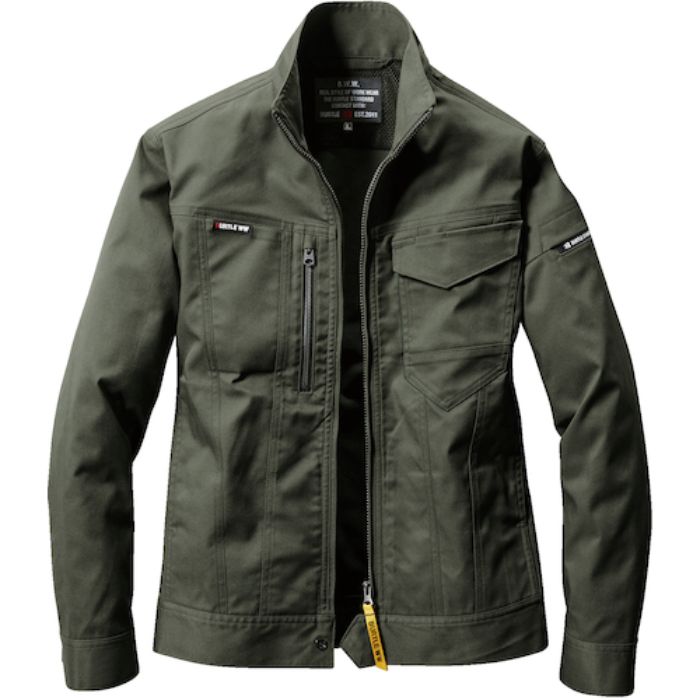 バートル ジャケット 6201-14-LL ミルスグリーン(Tcode:4251567)