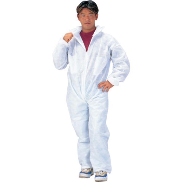 川西 不織布つなぎ服(防塵タイプ)M(Tcode:8266558)