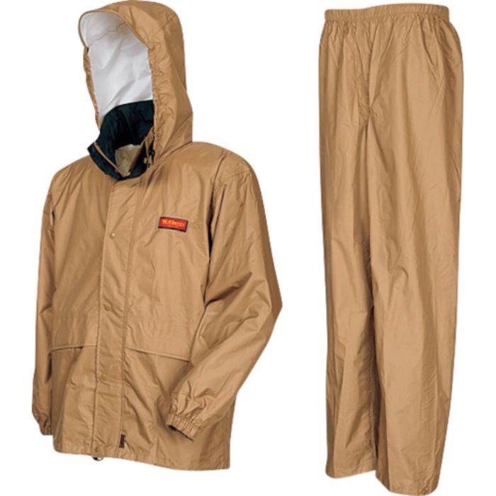 カジメイク エントラントレインスーツ カーキ M(Tcode:8110522)
