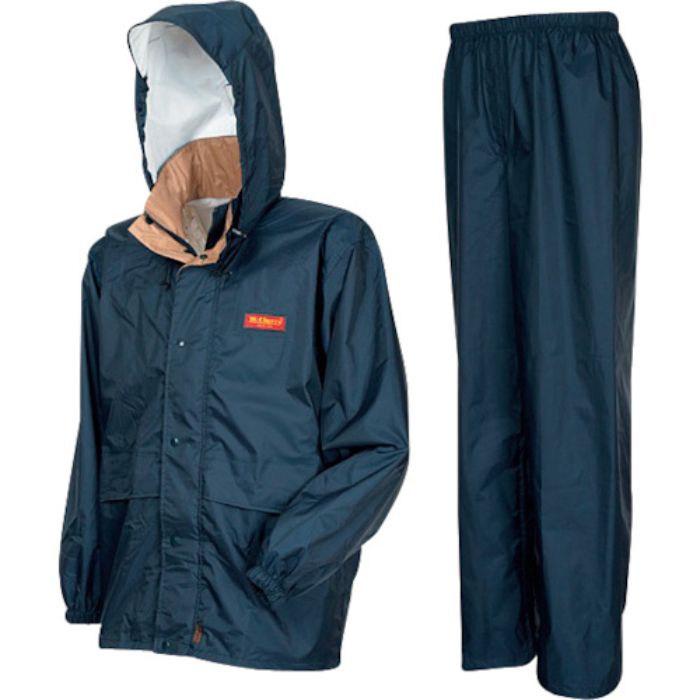 カジメイク エントラントレインスーツ ネイビー L(Tcode:8110530)