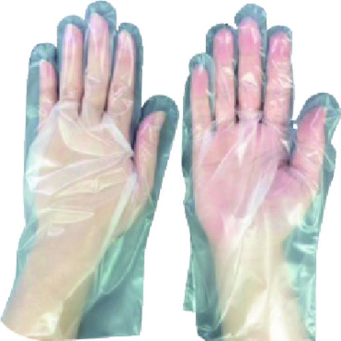 オカモト イージーグローブ728ポリLD外エンボス L 100枚入