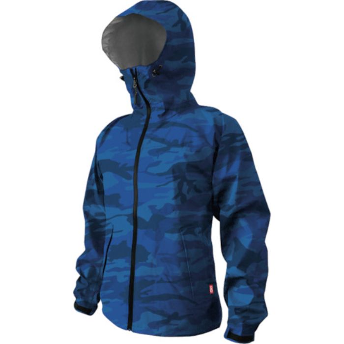 カジメイク ストレッチシールドジャケット ブルーカモ L(Tcode:1147206)
