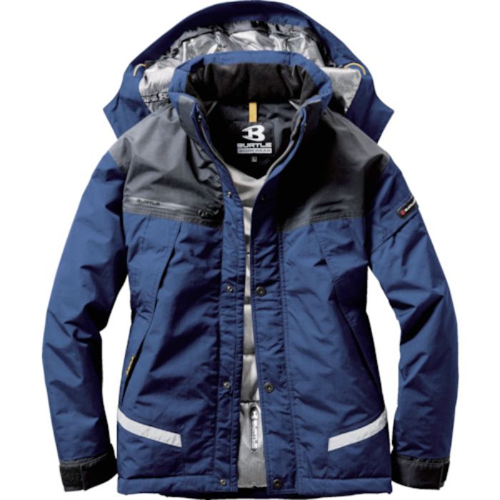 バートル 防水防寒ジャケット 7610-3-L ネイビー(Tcode:3194002)