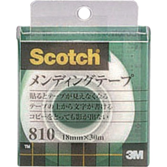 3M 事務用テープ メンディングテープ 18mm×30m 巻芯径25mm(Tcode:5422167)