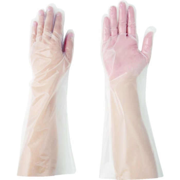 AS サニメントロング手袋 エンボス M 100枚入(Tcode:8286335)