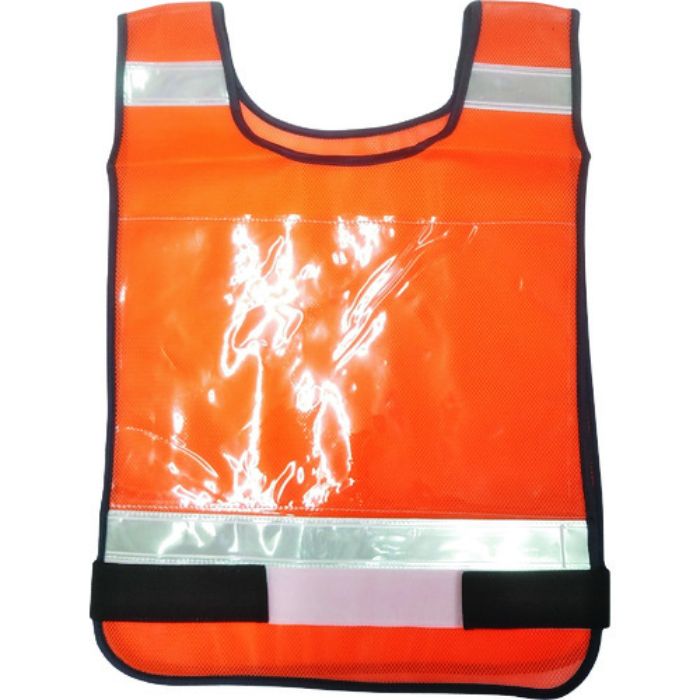 富士手袋 ゼッケンベスト オレンジ(Tcode:2122085)