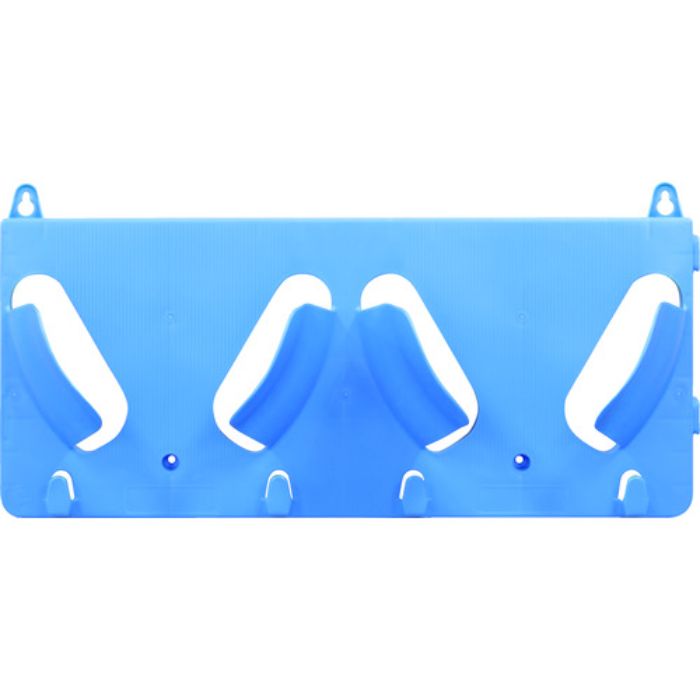 タニザワ ヘルメットラック ST#822N エコラック 2個掛け用(ブルー)   (Tcode:1142922)