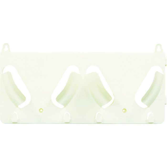 タニザワ ヘルメットラック ST#822N エコラック 2個掛け用(アイボリー)   (Tcode:1142923)