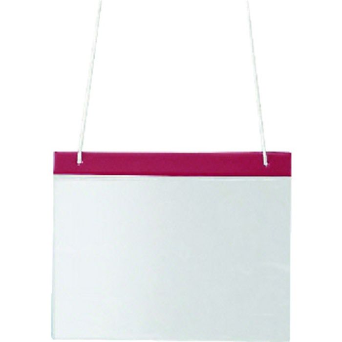 ユニット ポケット式役割ホルダー 赤 塩ビ 250×314(Tcode:7432747)