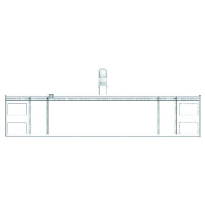ユニット ファスナー付腕章(クリップタイプ)白(Tcode:7440138)