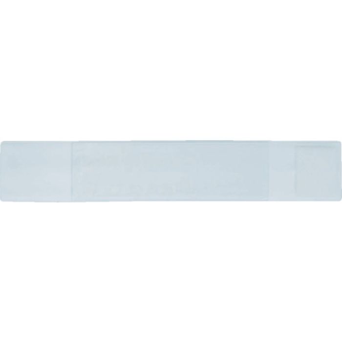 ユニット 差込式ワンタッチ腕章 (白)軟質ビニール/特殊鋼 70×400(Tcode:3541851)