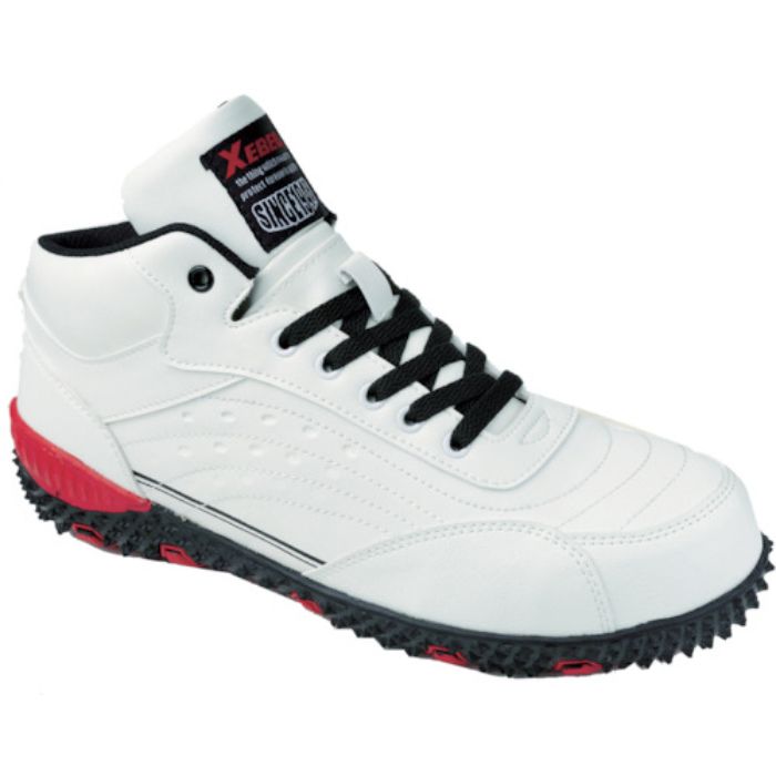 ジーベック 現場靴セフティシューズ 85129 ホワイト 25.0CM(Tcode:7529872)