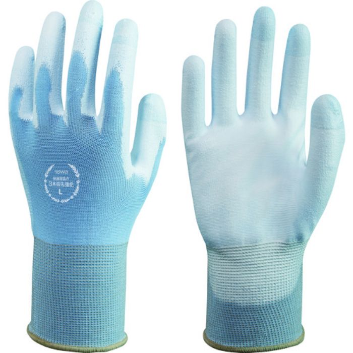 トワロン ウレタン背抜き手袋 快適背抜き3本指先強化3双組 L (3双入)(Tcode:1610068)