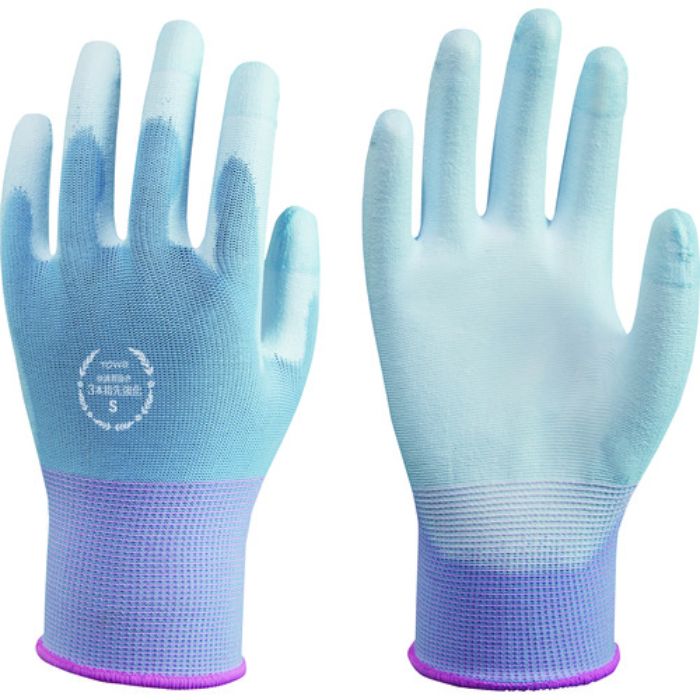 トワロン ウレタン背抜き手袋 快適背抜き3本指先強化3双組 S (3双入)(Tcode:1610071)