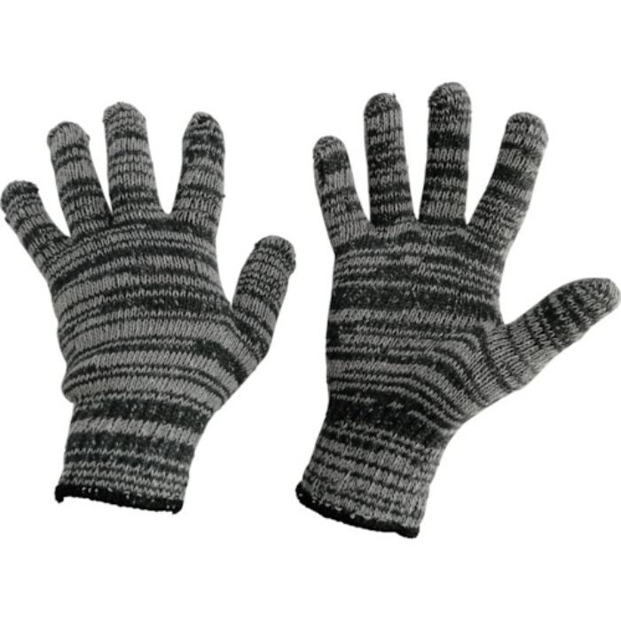 富士手袋 特紡軍手 黒杢軍手(ポインター印)(Tcode:3470862)