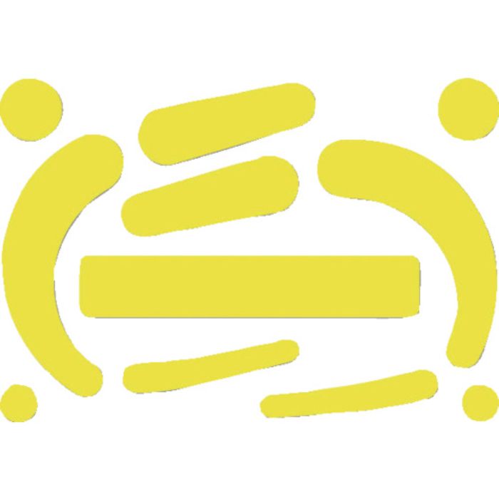 つくし 墜落制止用器具フック用蛍光ステッカー Uネオン 蛍光イエロー(Tcode:2430221)