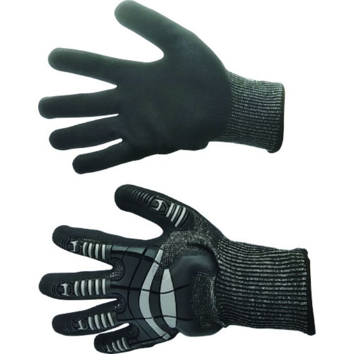 富士手袋 ナックルアーマーC4 黒 L(Tcode:1949984)