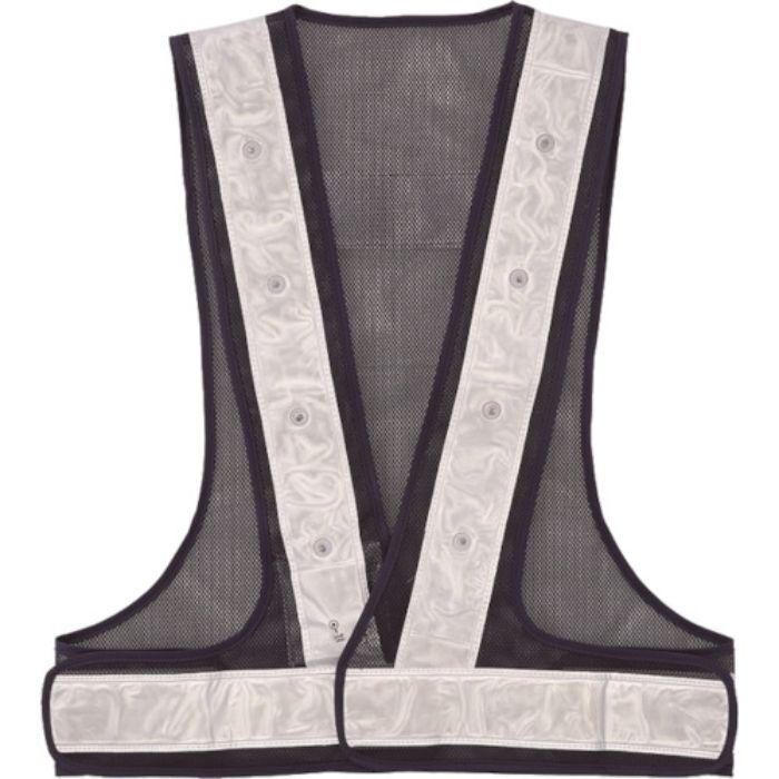 スリーライク LEDパトベスト LED赤 ネイビー×白反射(Tcode:8365159)