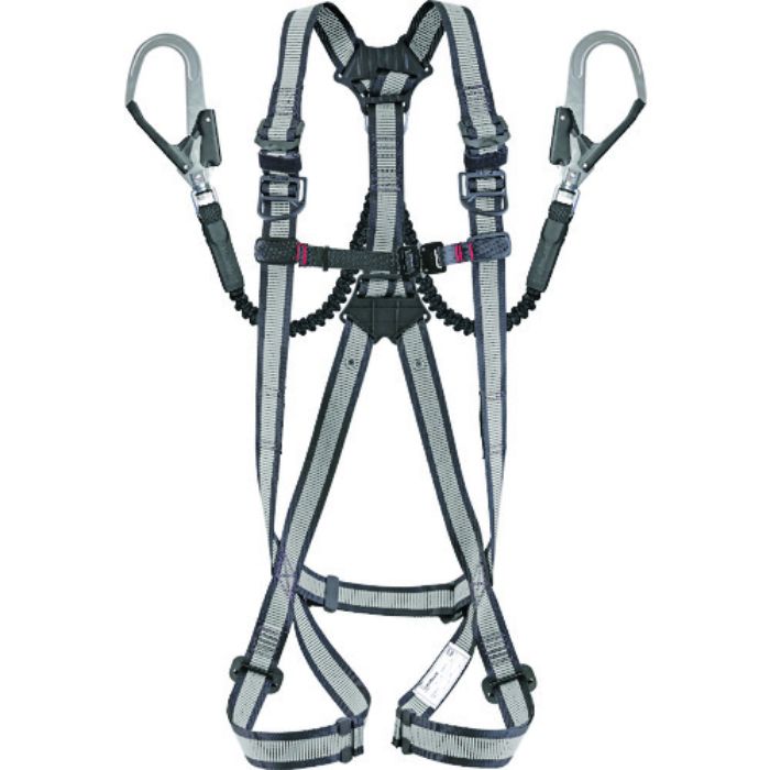 タジマ ハーネスGS 蛇腹 ダブルL2セット ライン白 Mサイズ(Tcode:1664749)