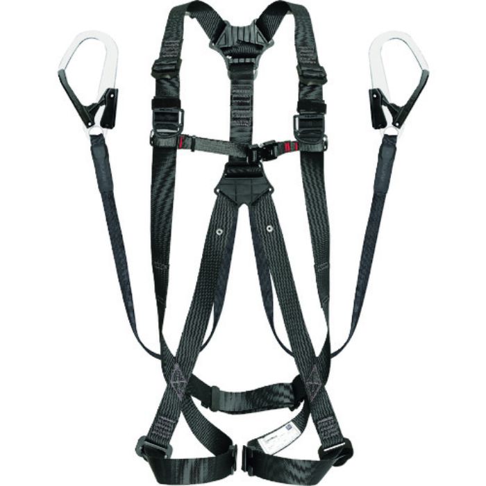 タジマ ハーネスGS 平ロープ ダブルL1セット 黒 Sサイズ(Tcode:1664769)