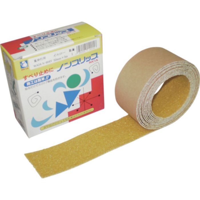 NCA 超強力型ノンスリップテープ 50×3m 黄(Tcode:1243730)