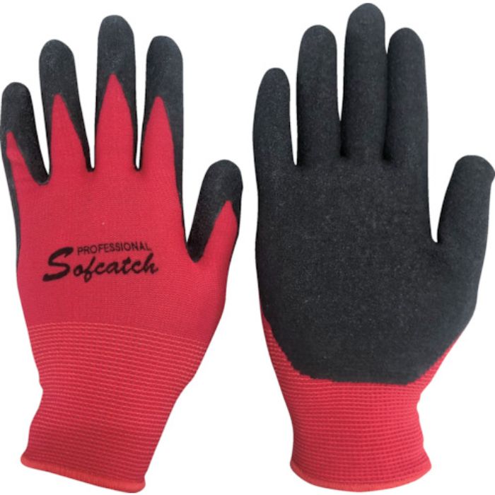 おたふく A-361・レッド ソフキャッチPRO 1P LL(Tcode:8355402)