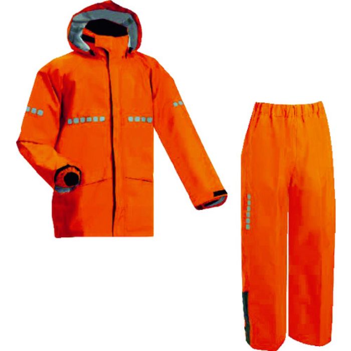 前垣 AP1000ワーキングレインスーツ レスキューオレンジ Lサイズ(Tcode:1147563)