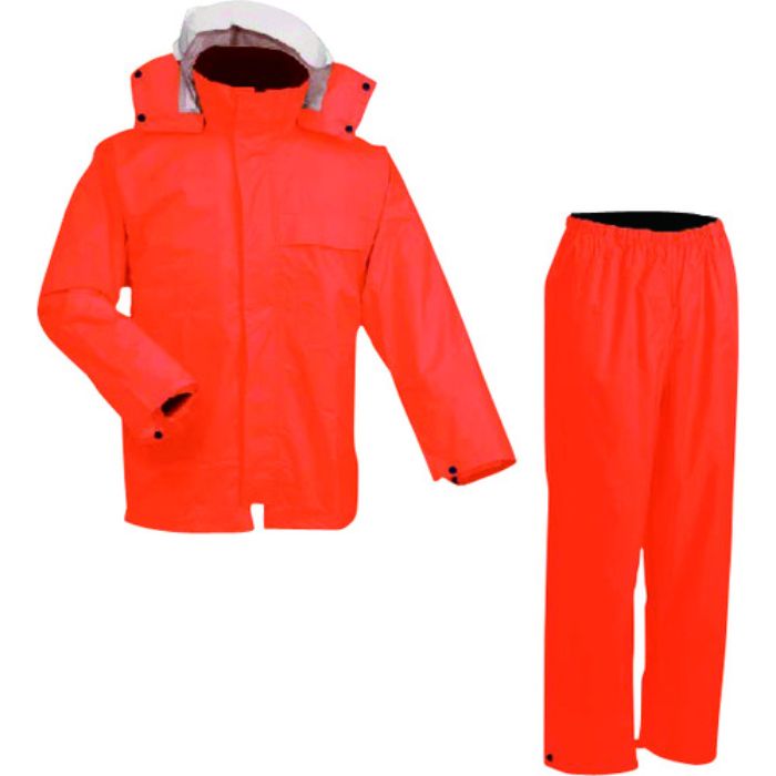 前垣 AP300PVCレインスーツ オレンジ Lサイズ(Tcode:1147702)