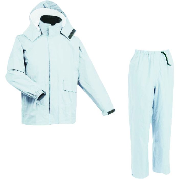 前垣 AP600透湿レインスーツ シルバー Lサイズ(Tcode:1147670)