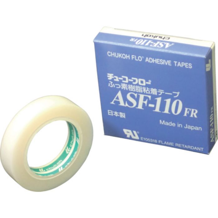 チューコーフロー フッ素樹脂フィルム粘着テープ ASFー110FR 0.23t×13w×10m(Tcode:4494776)