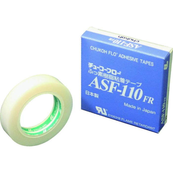 チューコーフロー フッ素樹脂フィルム粘着テープ ASFー110FR 0.23t×13w×5m(Tcode:2072492)