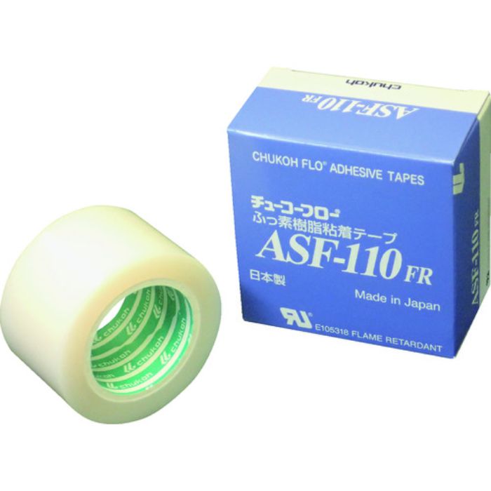 チューコーフロー フッ素樹脂フィルム粘着テープ ASFー110FR 0.23t×38w×5m(Tcode:2072496)