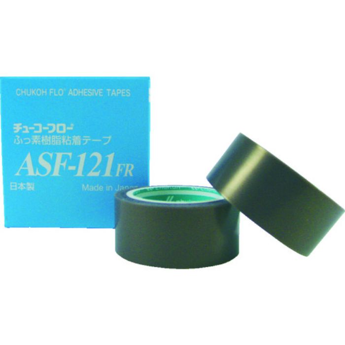 チューコーフロー フッ素樹脂フィルム粘着テープ ASFー121FR 0.08t×10w×10m(Tcode:4861736)