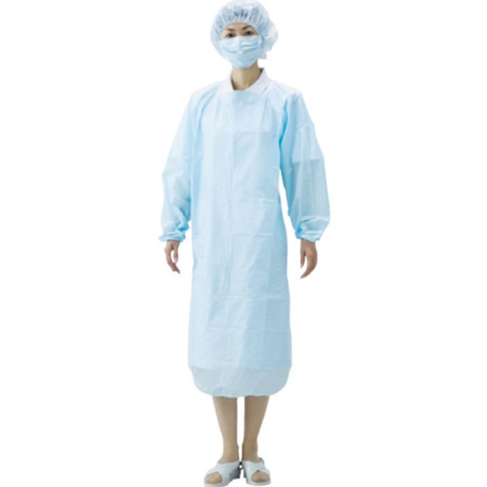 アイテックス 袖付PEエプロン (50枚入)(Tcode:8192870)