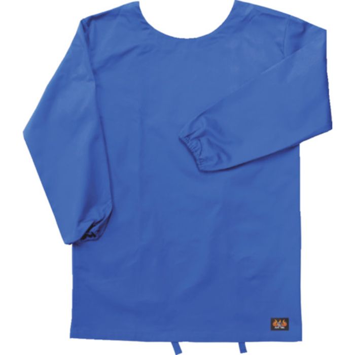 日光物産 Armatex防炎エプロン割烹着型 ブルー L(Tcode:3675208)