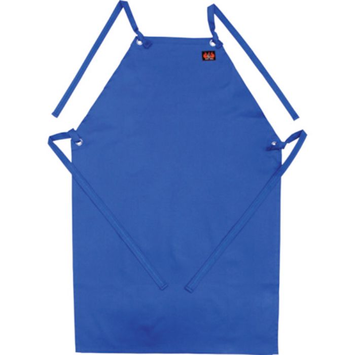 日光物産 Armatex防炎胸付前掛け ブルー L(Tcode:3644826)