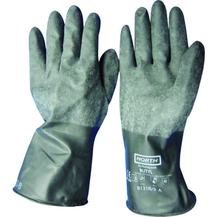 KGW 耐薬品性ブチル手袋 ラフ加工 L(Tcode:1260189)