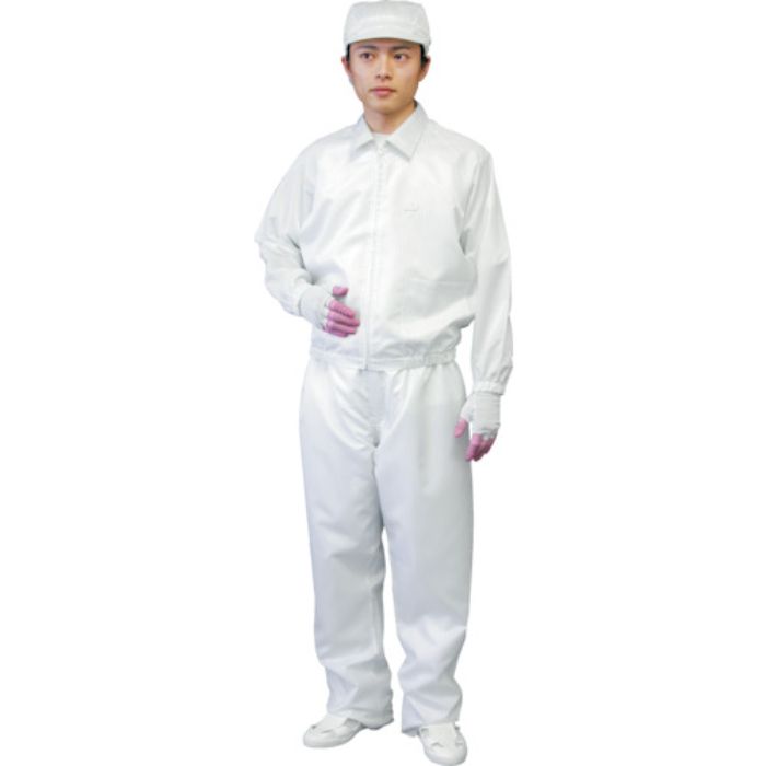 ブラストン ジャケット(衿付)-白-4L(Tcode:4475771)